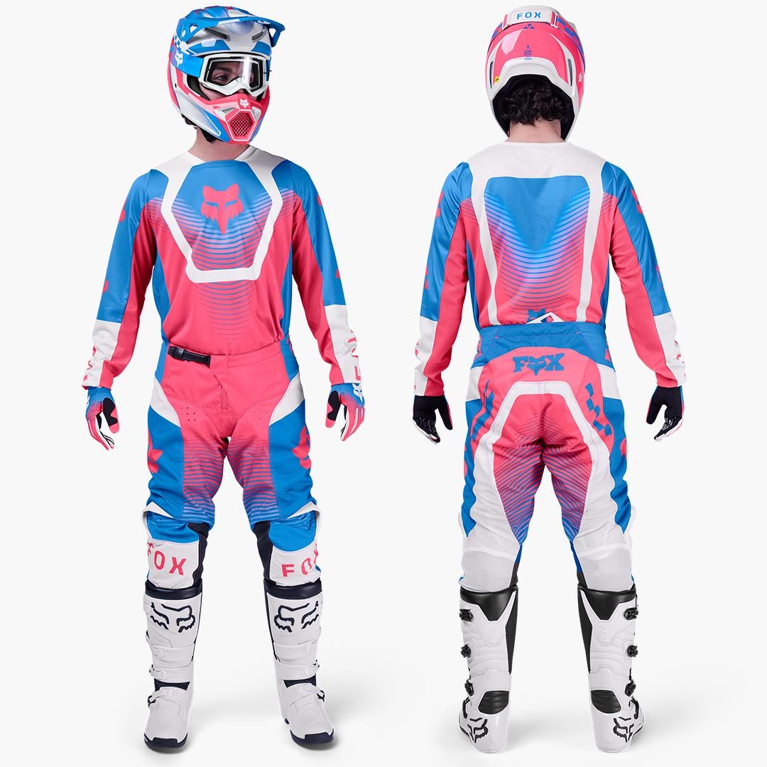 Fox Racing 180 Collect Blue/Pink Gearset - 36/XL