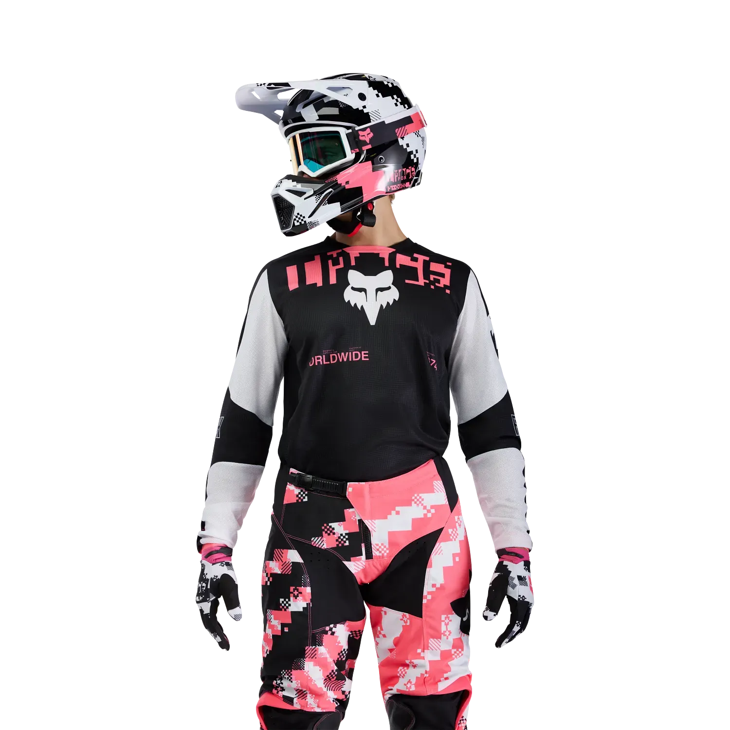 Fox Racing 180 Digi Image Black/Pink Gearset - 32/L
