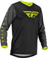 Fly Racing F-16 Black/Grey/Hi-Vis Gearset (24') - 34/XL