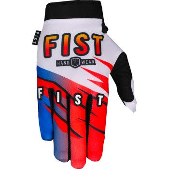 Fist Handwear Strapped Gloves - 90's White