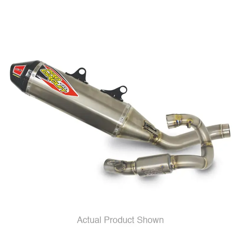 Pro Circuit T-6 Full Titanium Exhaust System with Carbon Cap - KTM/Husqvarna