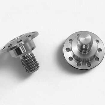Works Connection Titanium Bolt Kit (Shouldered / 2 Pack) -70-607