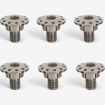 Works Connection Titanium Bolt Kit (Shouldered / 6 pack) - 70-615