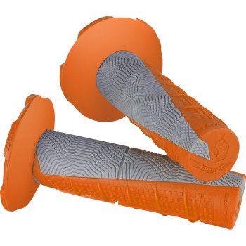 Scott Deuce Grips with Donut, Color: Orange/Gray