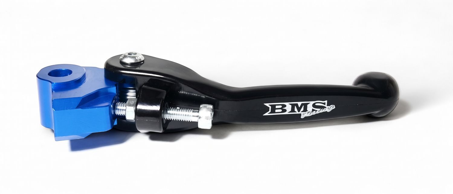 BMS Racing Nanotech Retractable Brake Lever (Braktec Brake System), Color: Blue