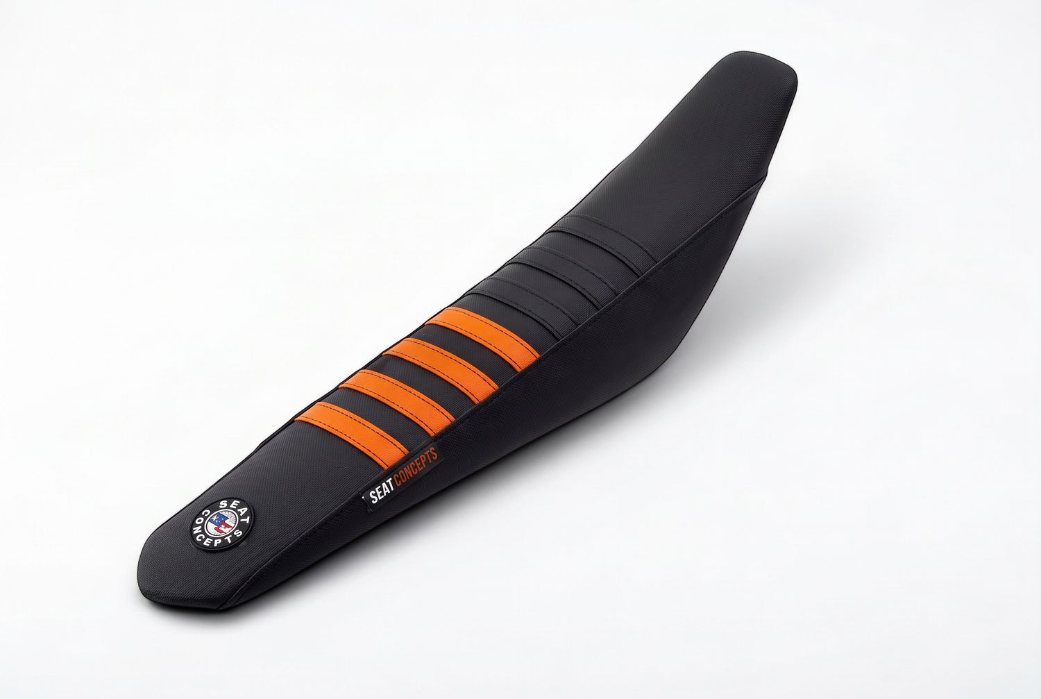 Seat Concepts Standard OEM Race 2.0 Cover (Black/Black/Orange) - KTM
