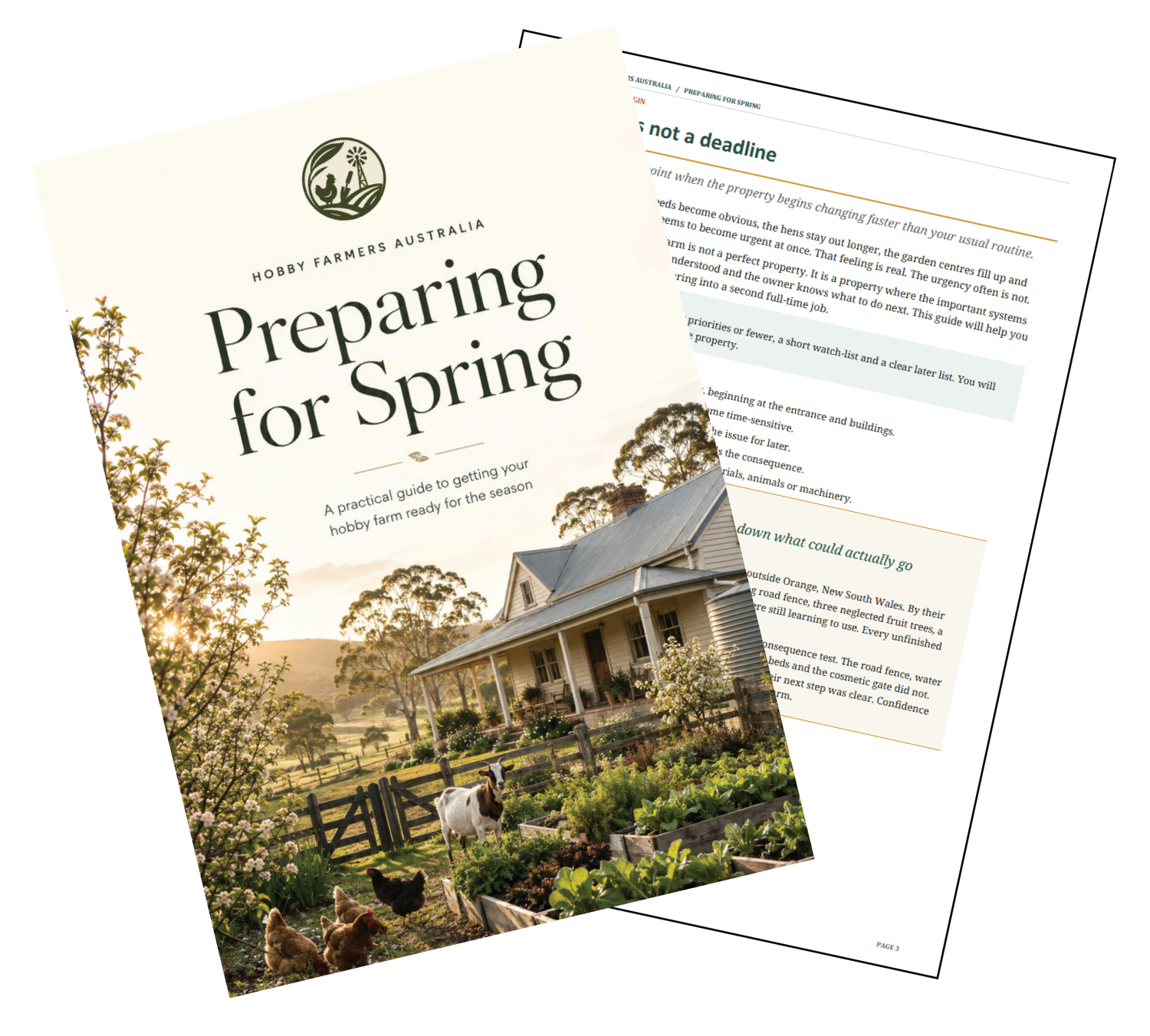 Preparing For Spring