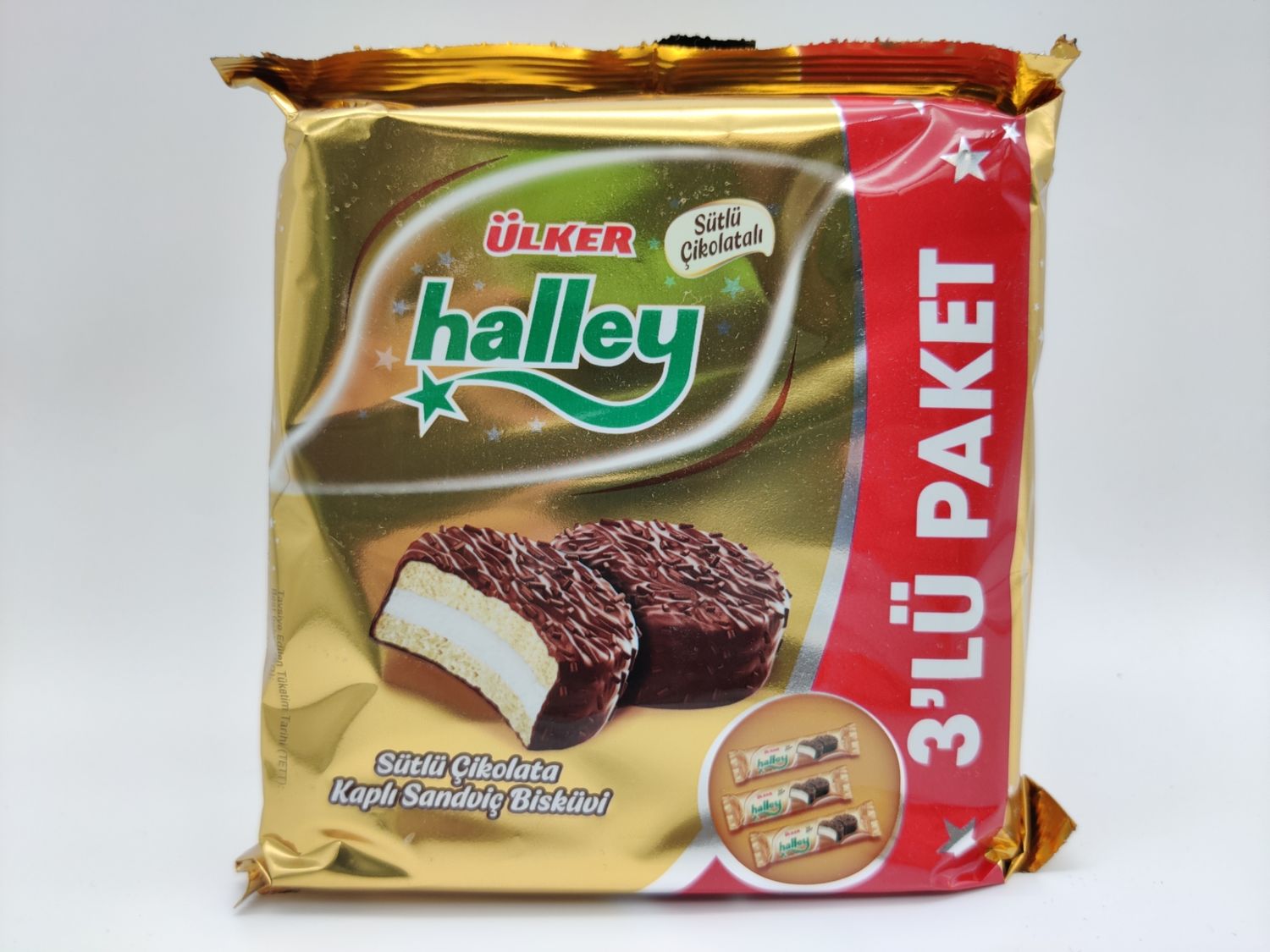 ULKER Halley Mini Biscuit 3pcs 198g