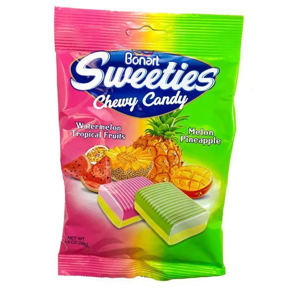 BONART Sweeties Watermelon Tropical Fruits &amp; Melon Pineapple Flavor