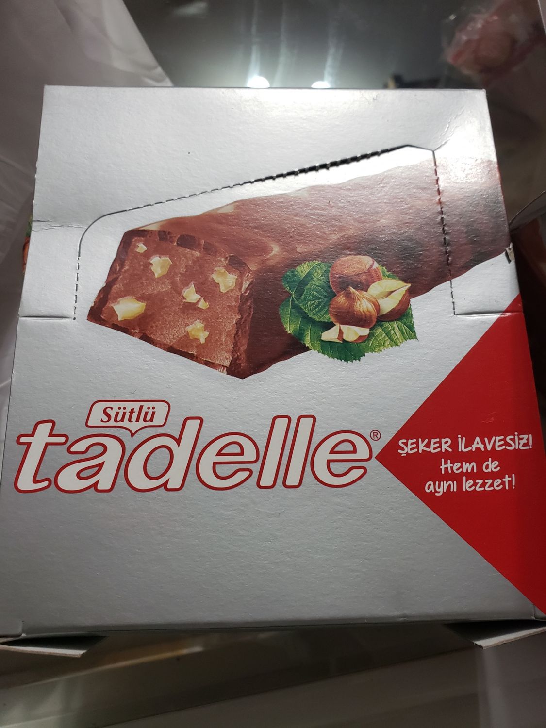 TADELLE Sugar Free Hazelnut Bar with Milk Chocolate 20g