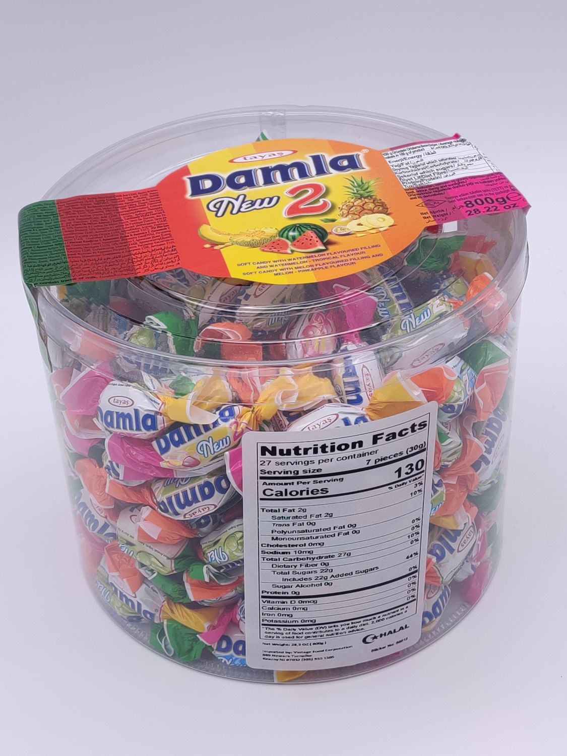 BONART Tayas Damla New 2 Asst. Chewy Candy 800g