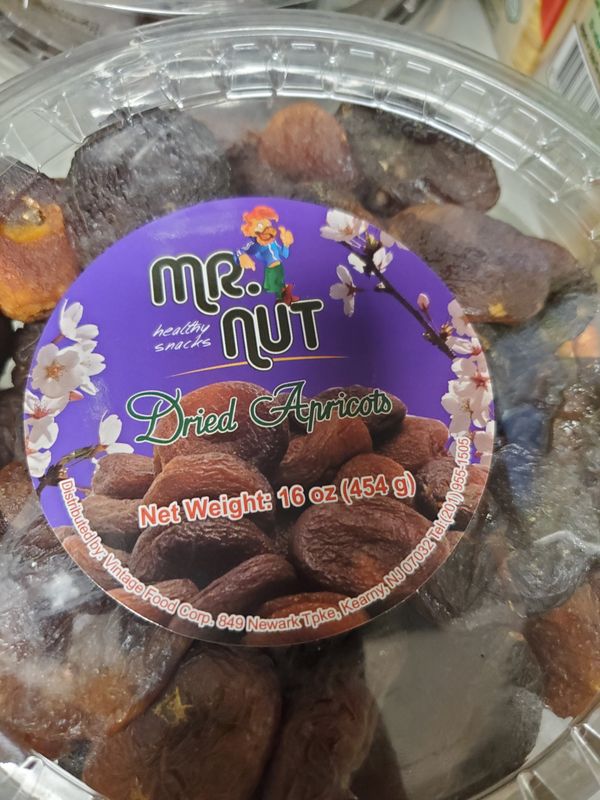 Mr Nut Apricot Natural Gun Kurusu Kayisi 16oz
