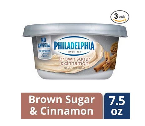 Philadelphia Brown Sugar Cream Cheese Spread, 3 Ct. / 22.5oz