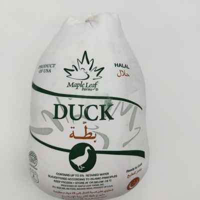 Halal Whole Duck By Maple Farm ~5lb