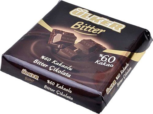 ULKER Bitter Dark Chocolate %60 Cacao 60g