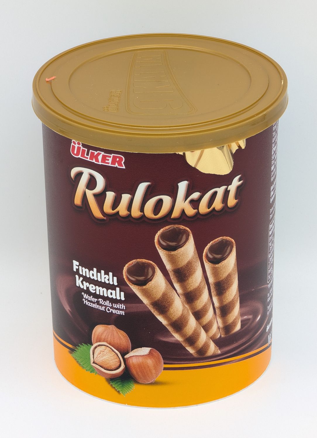 ULKER Rulokat Findikli Kremali - Wafers Rolls with Hazelnut Cream 170g