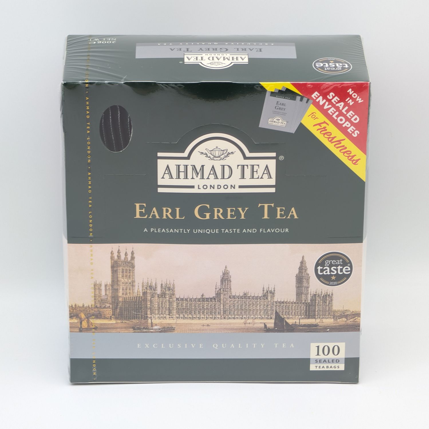 AHMAD TEA Earl Grey Tea Bags Sealed Envelope 100pcs