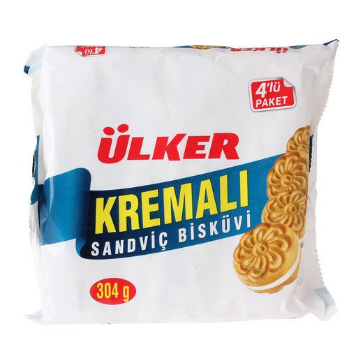 ULKER Kremali Sandwich Buscuits 244g (4 pack)