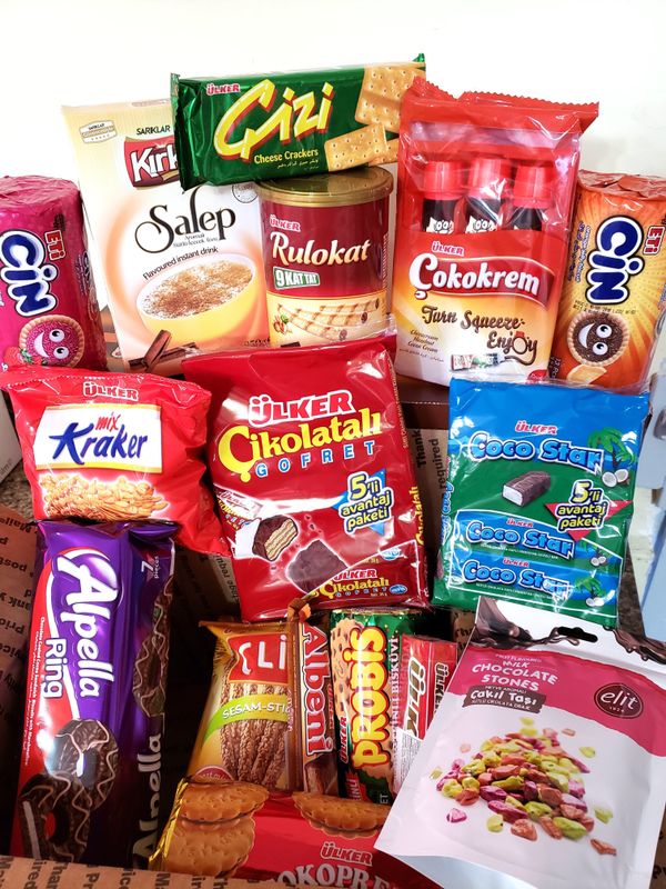 Turkish Snack Gift Packs Medium Or Large With Free Shipping