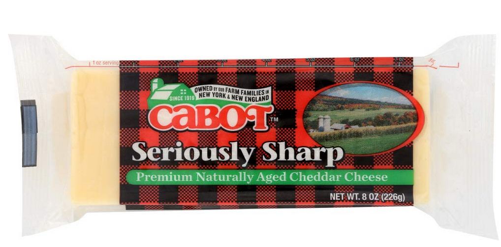 Cabot Creamery Cooperative Cheese Cheddar White Seriously Sharp (1 Item Only) 8oz