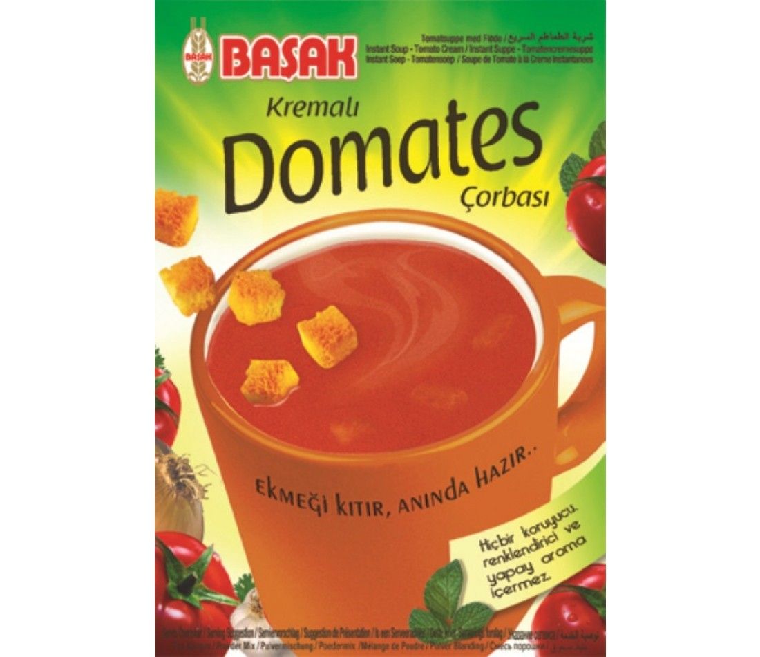 BASAK Instant Creamy Tomato Soup 88g - Pack Of 4 (4X22g)