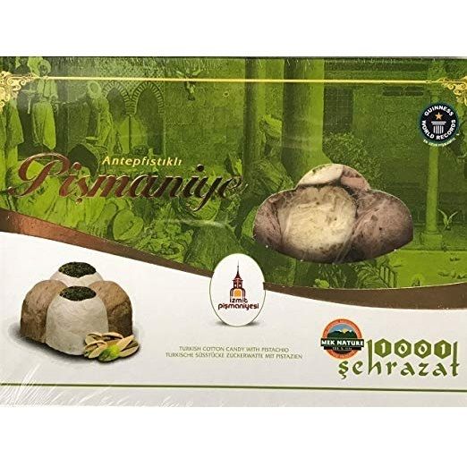 SEHRAZAT Pismaniye Turkish Cotton Candy With Pistachios 250g