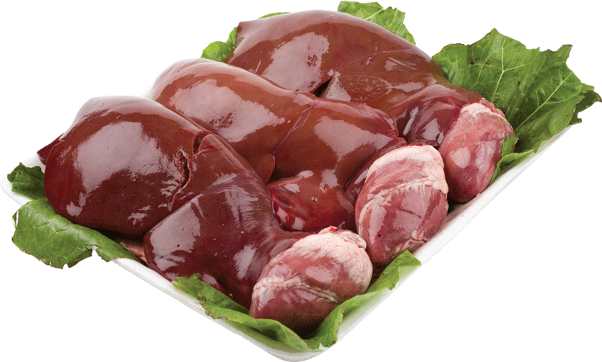 Fresh Halal Mixed Lamb Heart, Liver, Kidney ~4lb