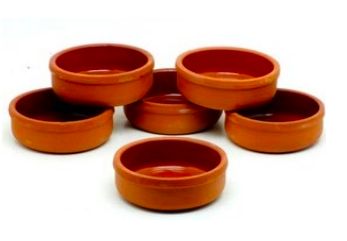 Earthenware Pot For Sutlac Guvec Casserole (Pipkin) 6pcs