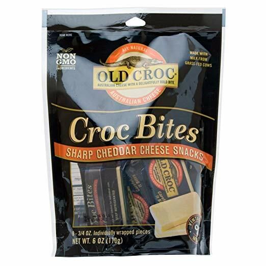 Old Croc, Sharp Cheddar Cheese Bites, 6oz X 2 Packs