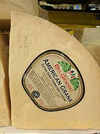 Belgioioso American Grana Cheese Wedge ~ 8lb