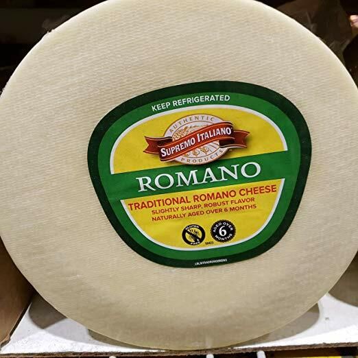 Supreme Italiano Romano Traditional Cheese ~18lb Whole Wheel