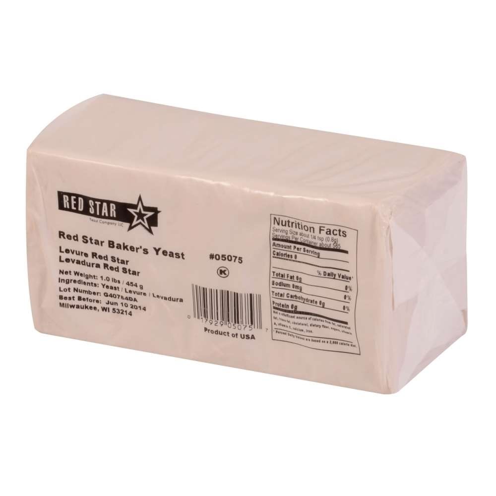 Red Star Baker's Fresh Yeast (Yas Maya) 16oz