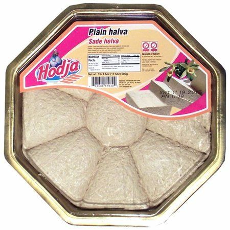 Hodja Plain Tahini Halva - 1.1lb Helva