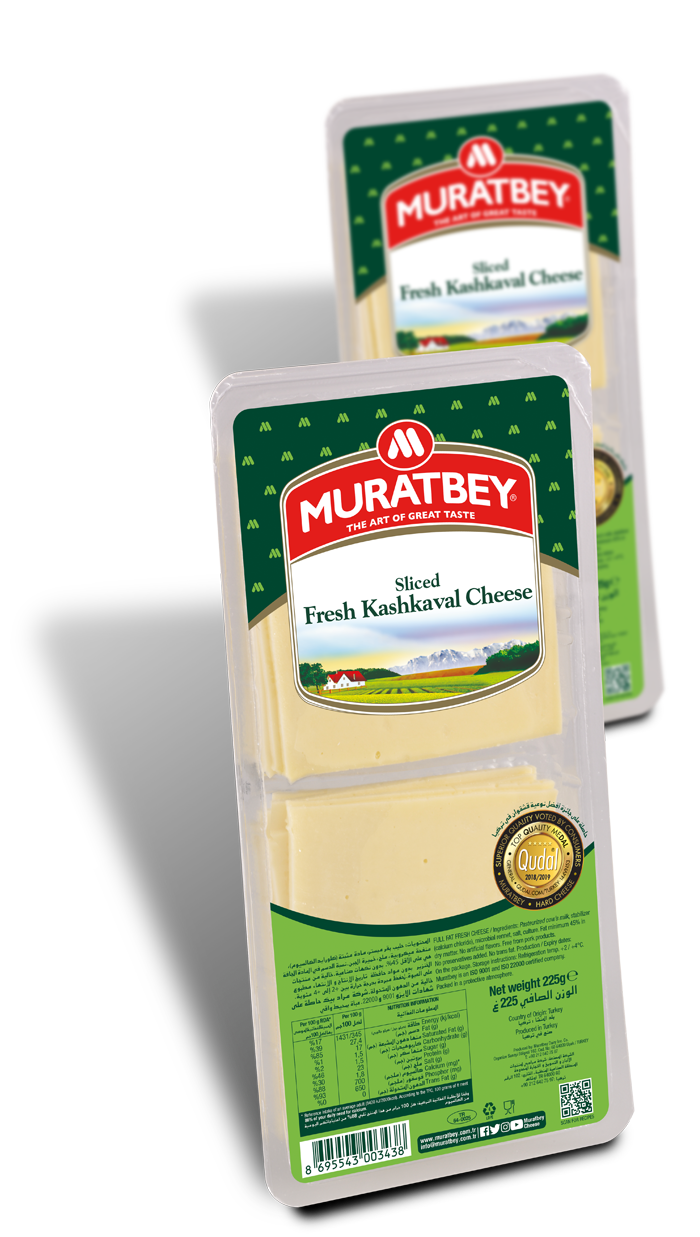 Muratbey Sliced Kashkaval Cheese 225g