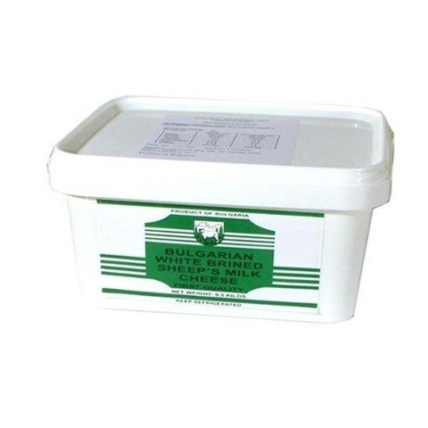 VINTAGE Bulgarian Sheep Feta Cheese, White Brined Cheese (Sirene) 400g Plastic