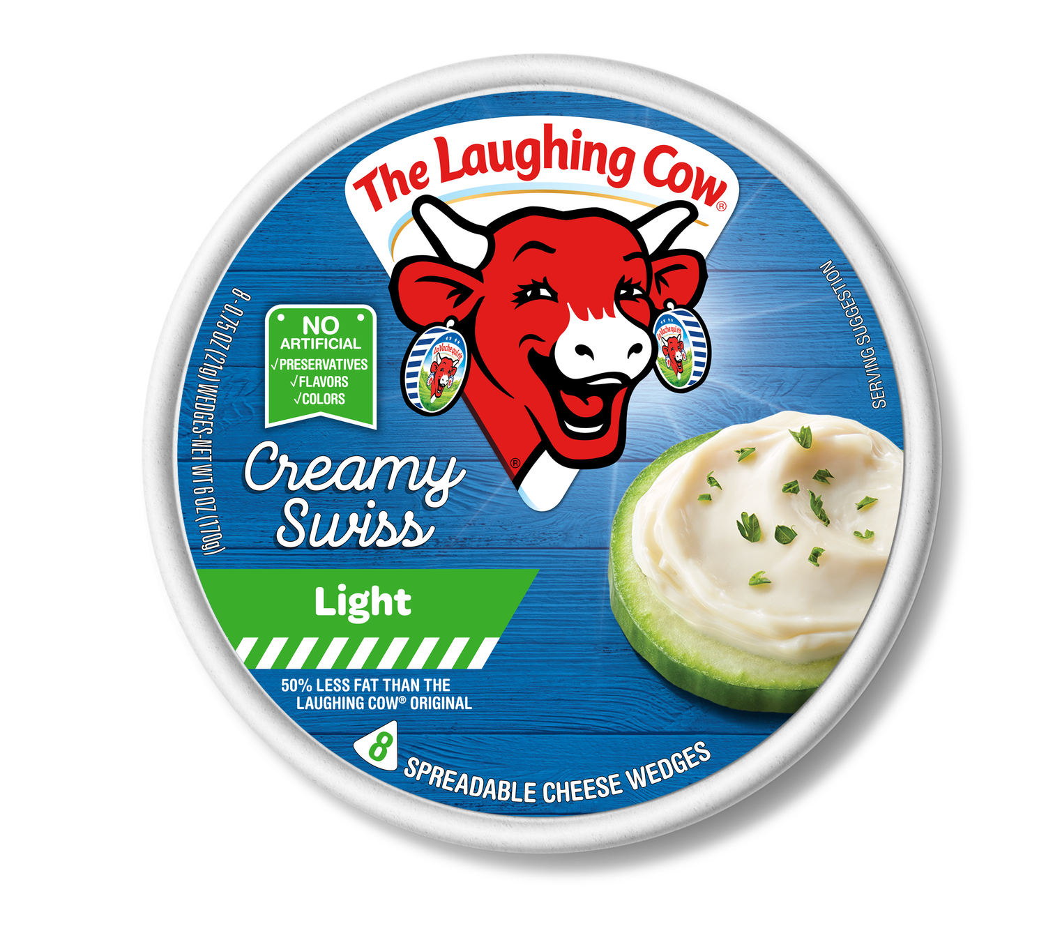 Laughing Cow Light Wedges Spreadable 32X0.75oz Total 24oz