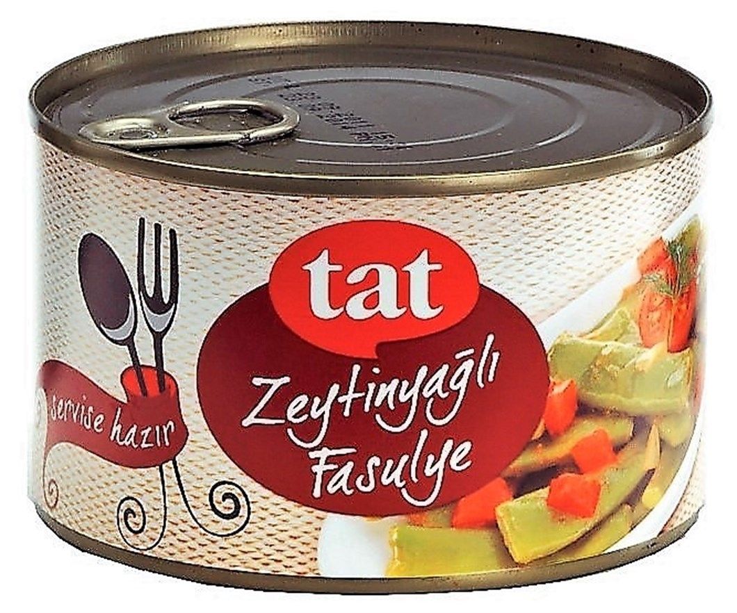 TAT Green Beans in Olive Oil - Zeytinyagli Yesil Fasulye 380g