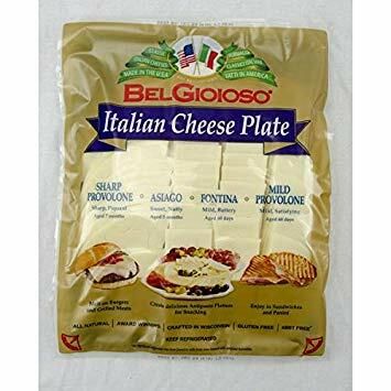 Belgioioso Cheese Sliced Italian Variety Cheese Plate 1.75lb