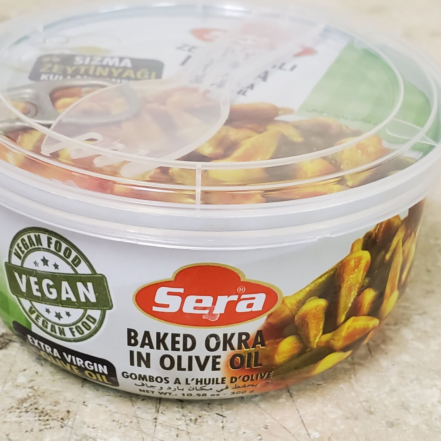 SERA Baked Okra In Olive Oil 300g - Zeytinyagli Bamya