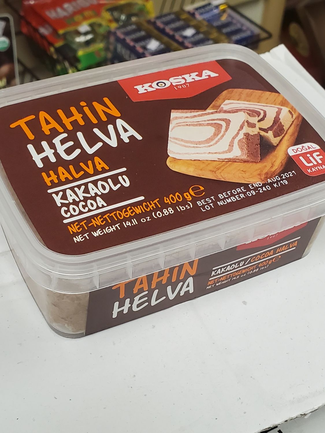 Koska Tahin Helva Halva With Cacao 400g