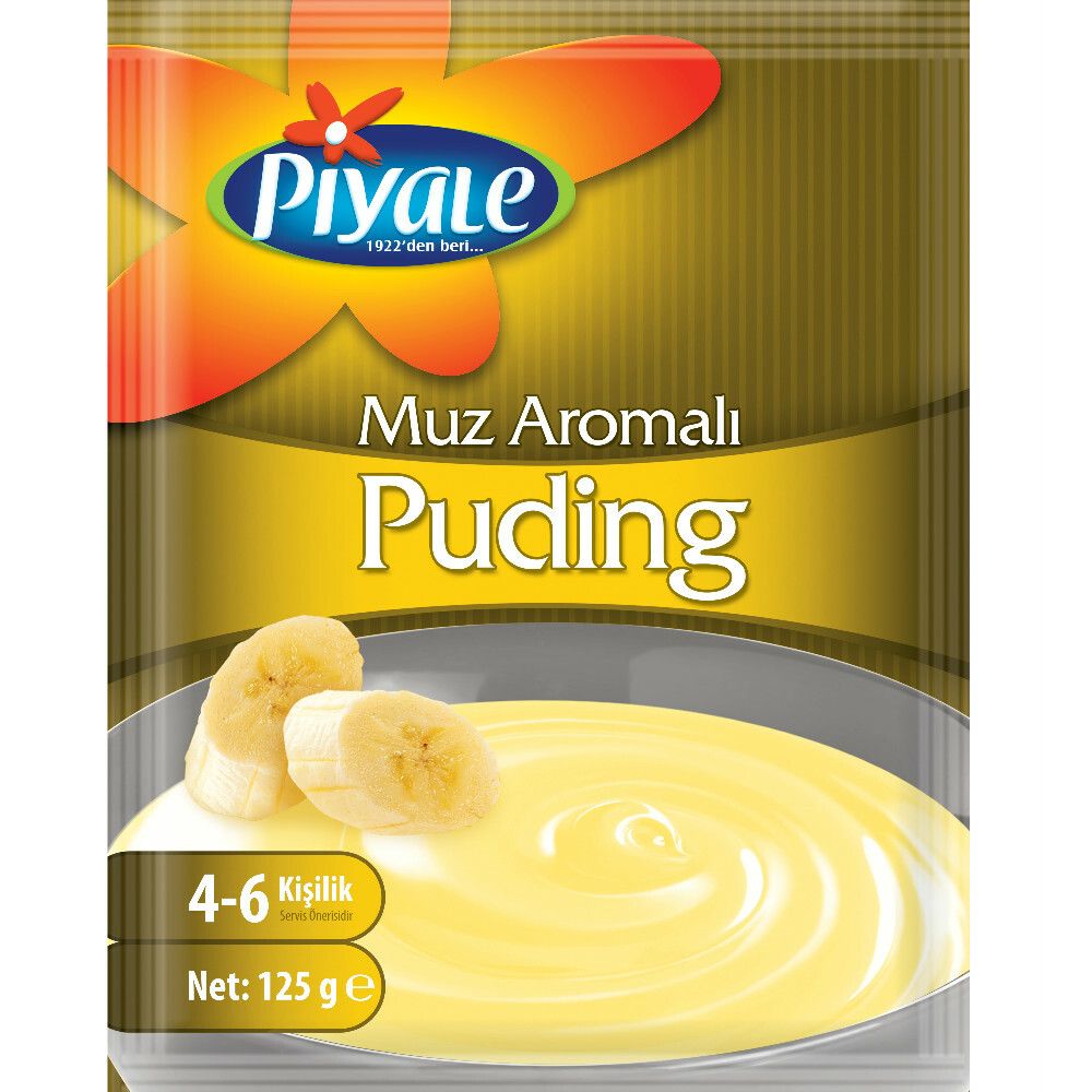 PIYALE Pudding W/banana 125g