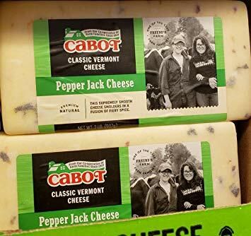Cabot Classic Vermont Pepper Jack Cheese 2lb