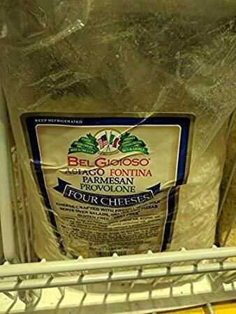 Belgioioso Four Cheese Blend (Asiago, Fontina, Parmesan, Provolone) 5lb