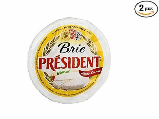 President Precious Plain X2 Brie Cheese, 2 Pound - 2 Per Case
