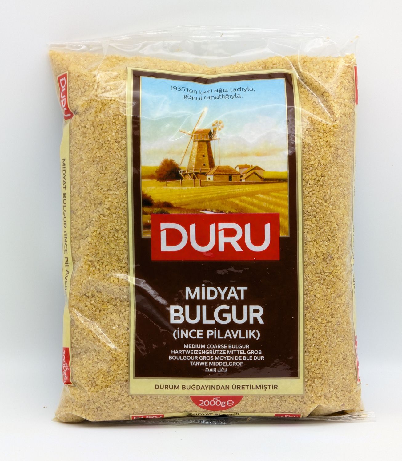 DURU Medium Coarse Bulgur (Midyat Bulguru) 2kg