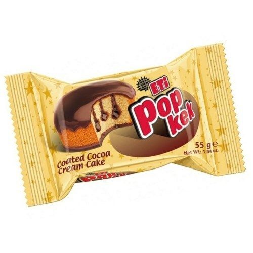 ETI Pop Cake Cocoa Coated Cake With Chocolate Sauce