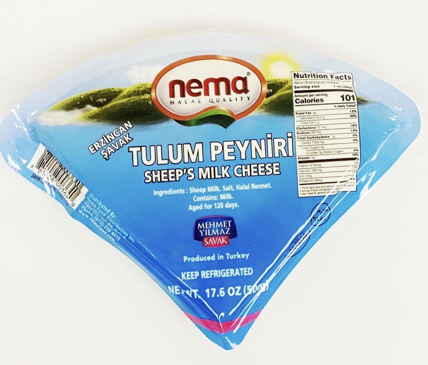NEMA Erzincan Savak Tulum Cheese (Sheep's Milk Cheese) 500g