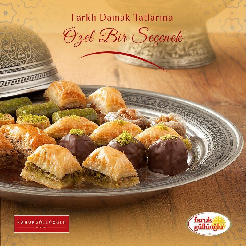 Faruk Gullu Gulluoglu Karisik Baklava / Mixed Baklava 1lb