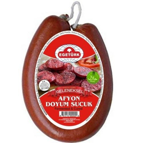 EGETURK Afyon Doyum Sucuk Mild Halal 1lb