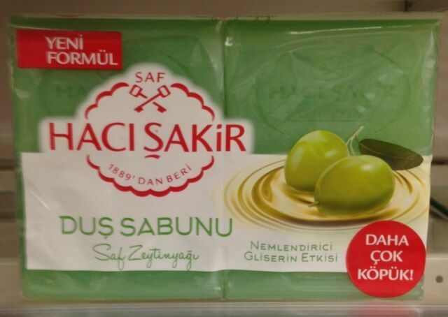 Haci Sakir Bath Soap Glycerin &amp; Olive Oil 500g